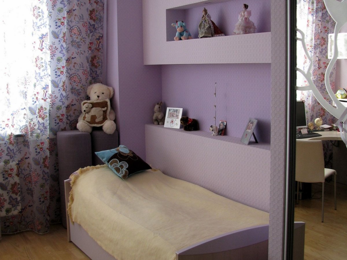 Ниши из гипсокартона в детской