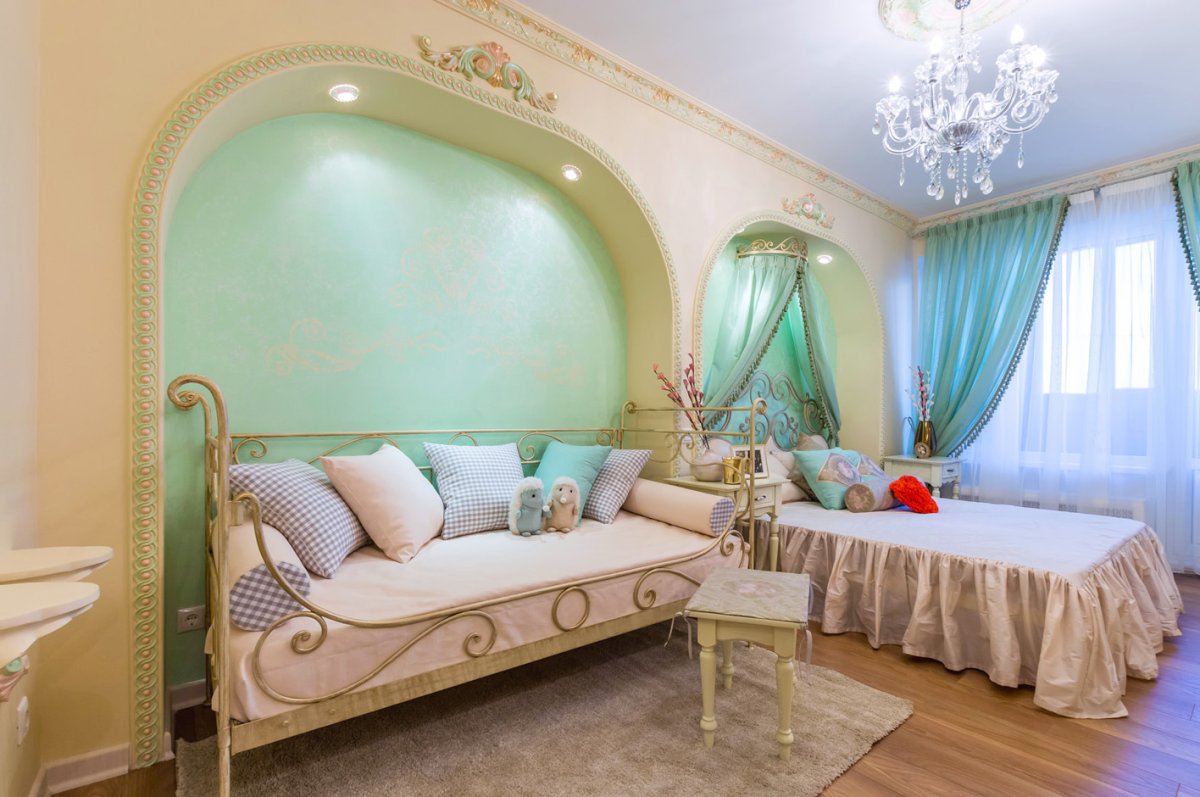 Арка в спальне