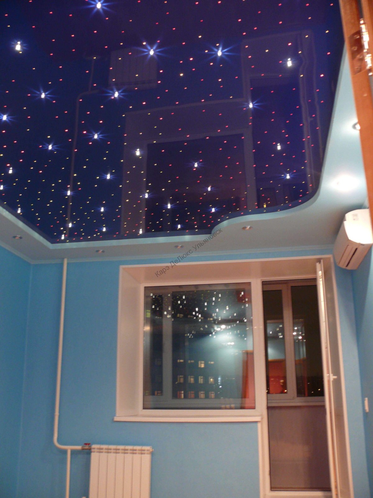 Потолок звездное небо в детской