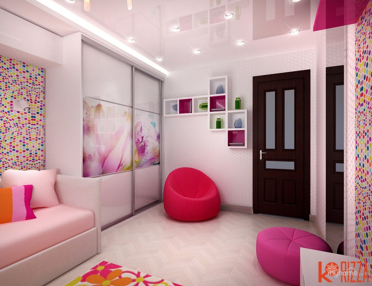 Комната для девочки 6 лет в хрущевке
