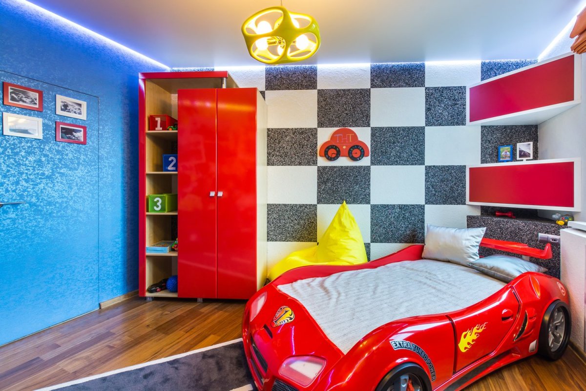 Декоративная штукатурка в детской комнате