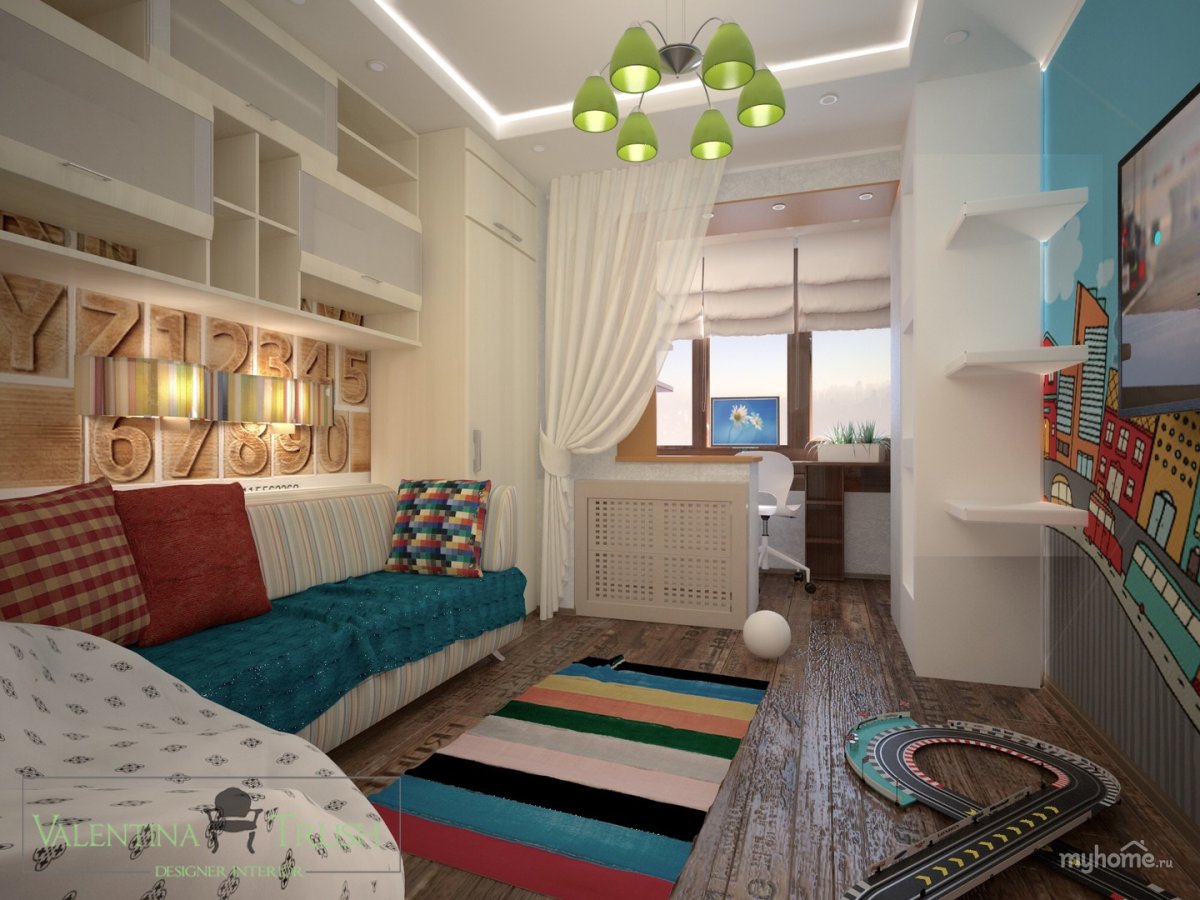 Римские шторы в детской