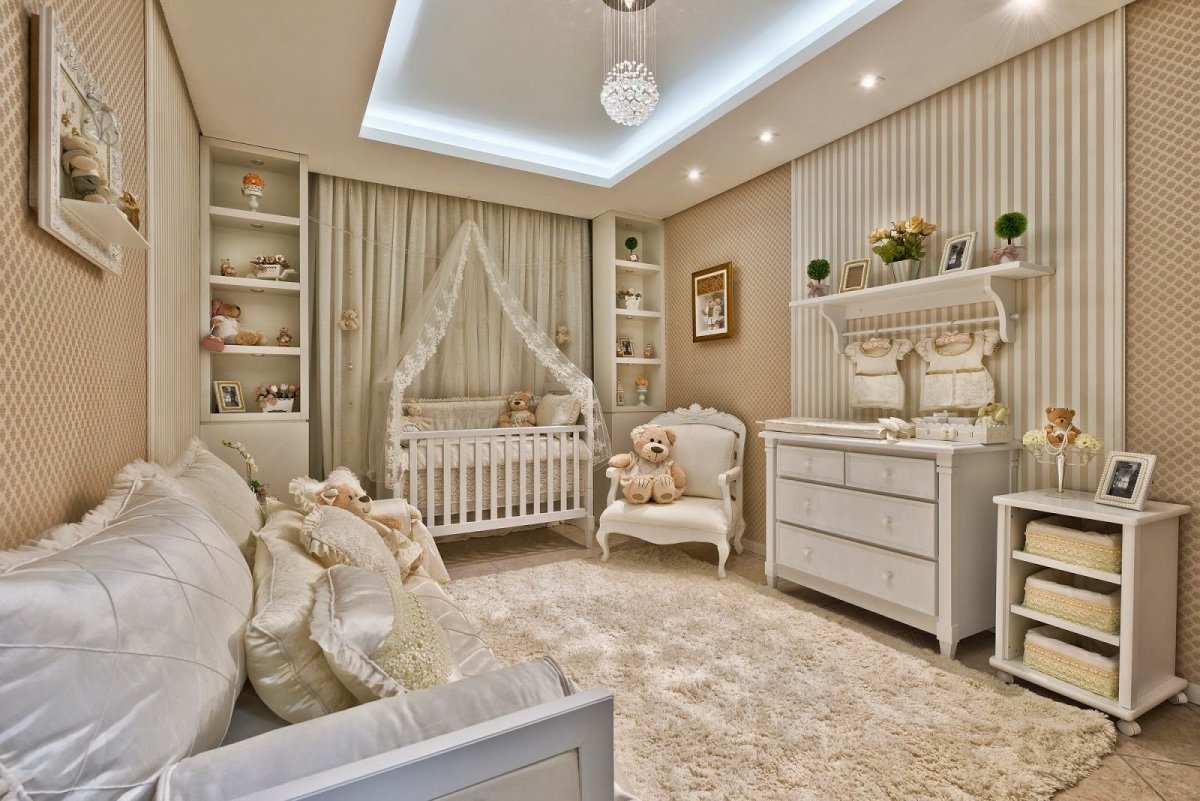 Детские комнаты в классическом стиле