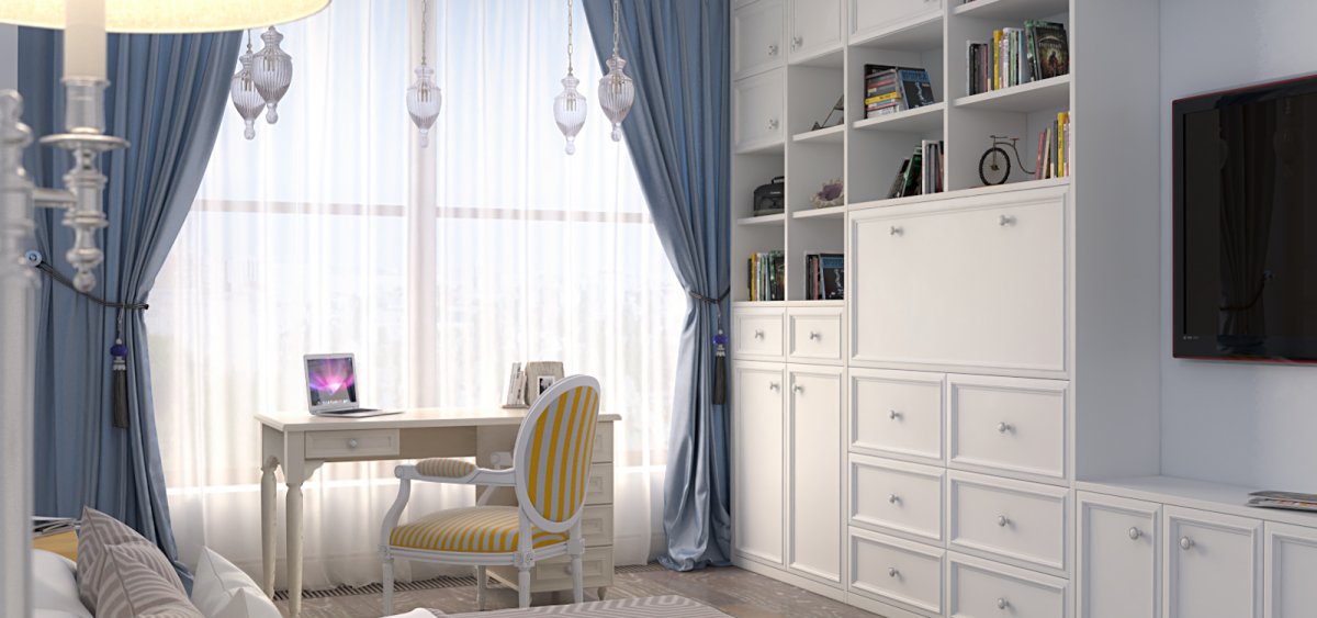 Комната для подростка в стиле Неоклассика