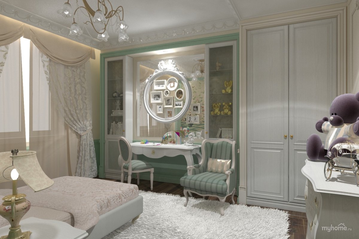 Неоклассика детская комната