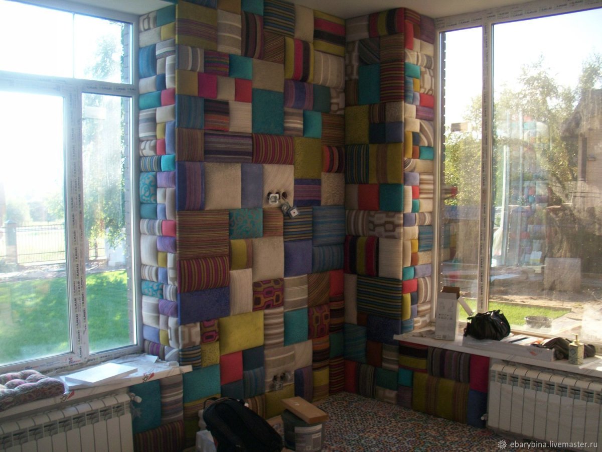 Мягкие панели в детской