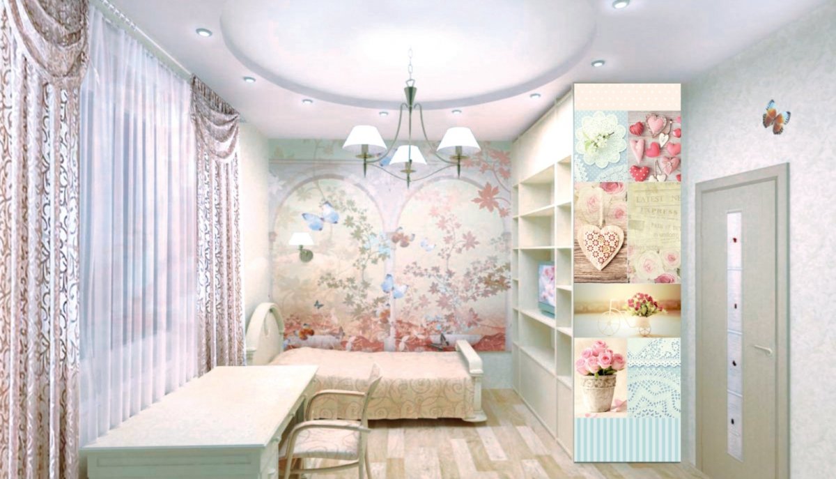 Пластиковые панели для детской комнаты