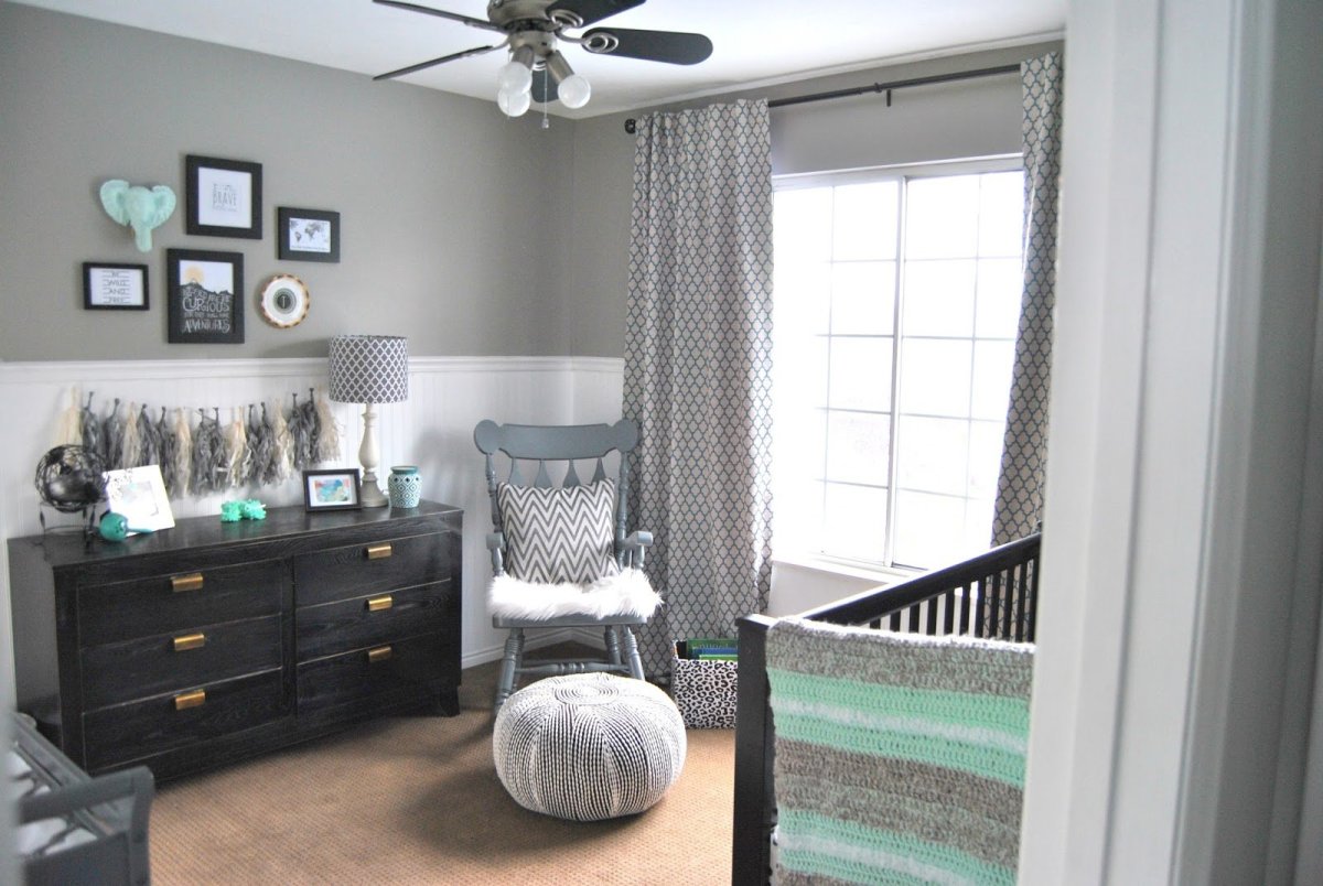 Шторы в серую комнату подростка