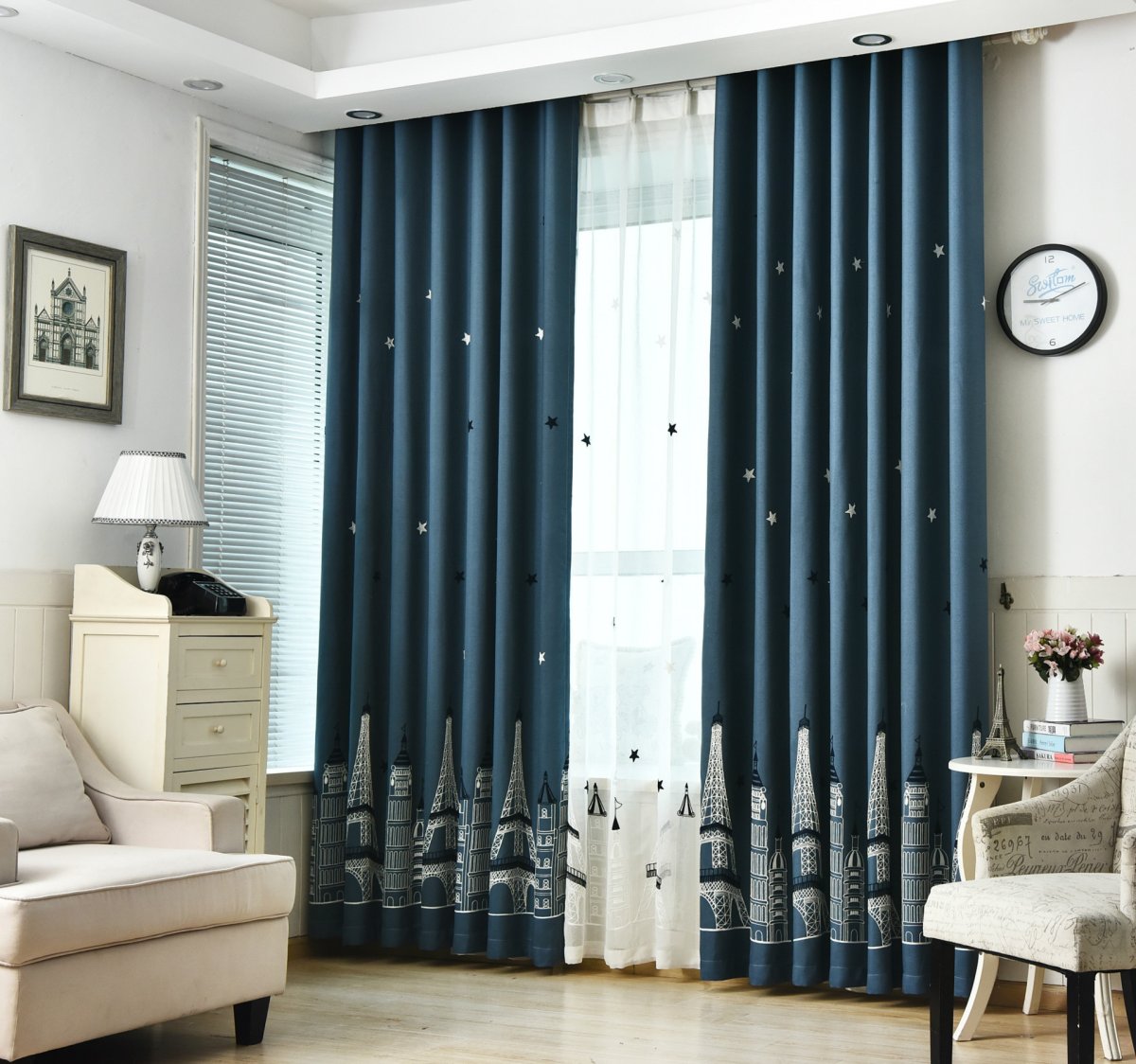 Стильные шторы в детскую