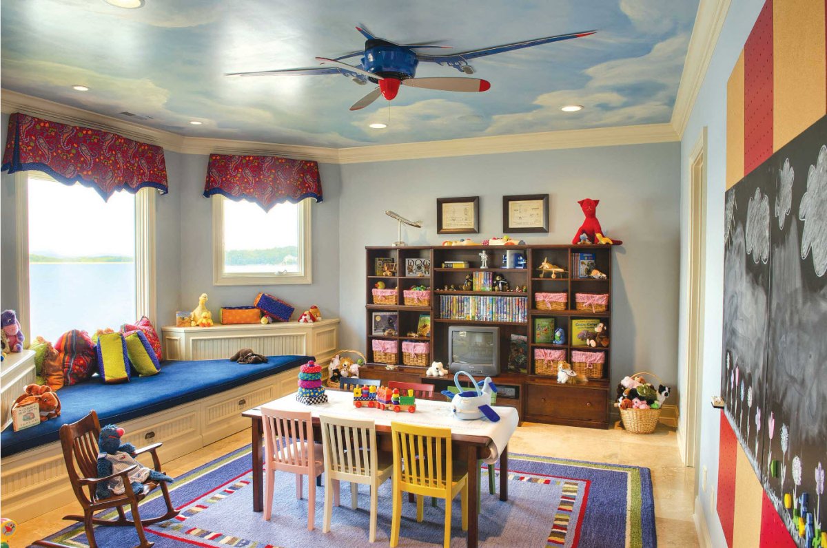 Радуга в интерьере детской комнаты