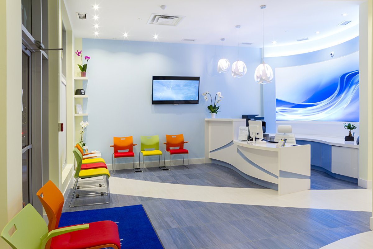 Ресепшен в детском центре