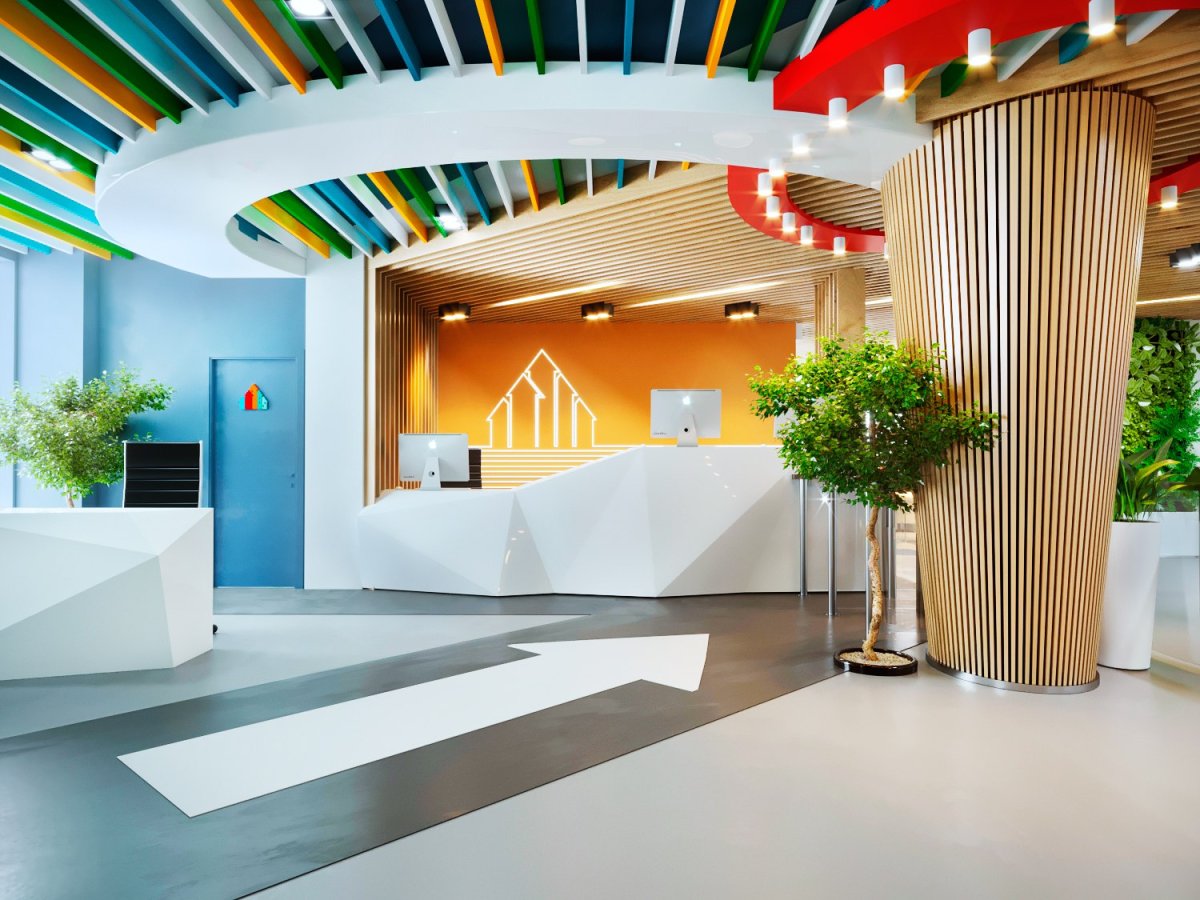 Ресепшн для детского центра