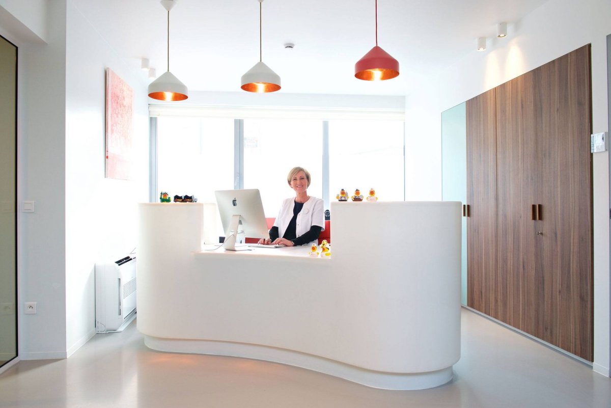 Ресепшн бирюзовый