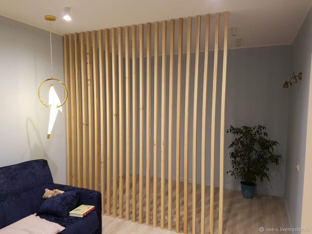 Реечная перегородка с поворотным механизмом Sofia 37