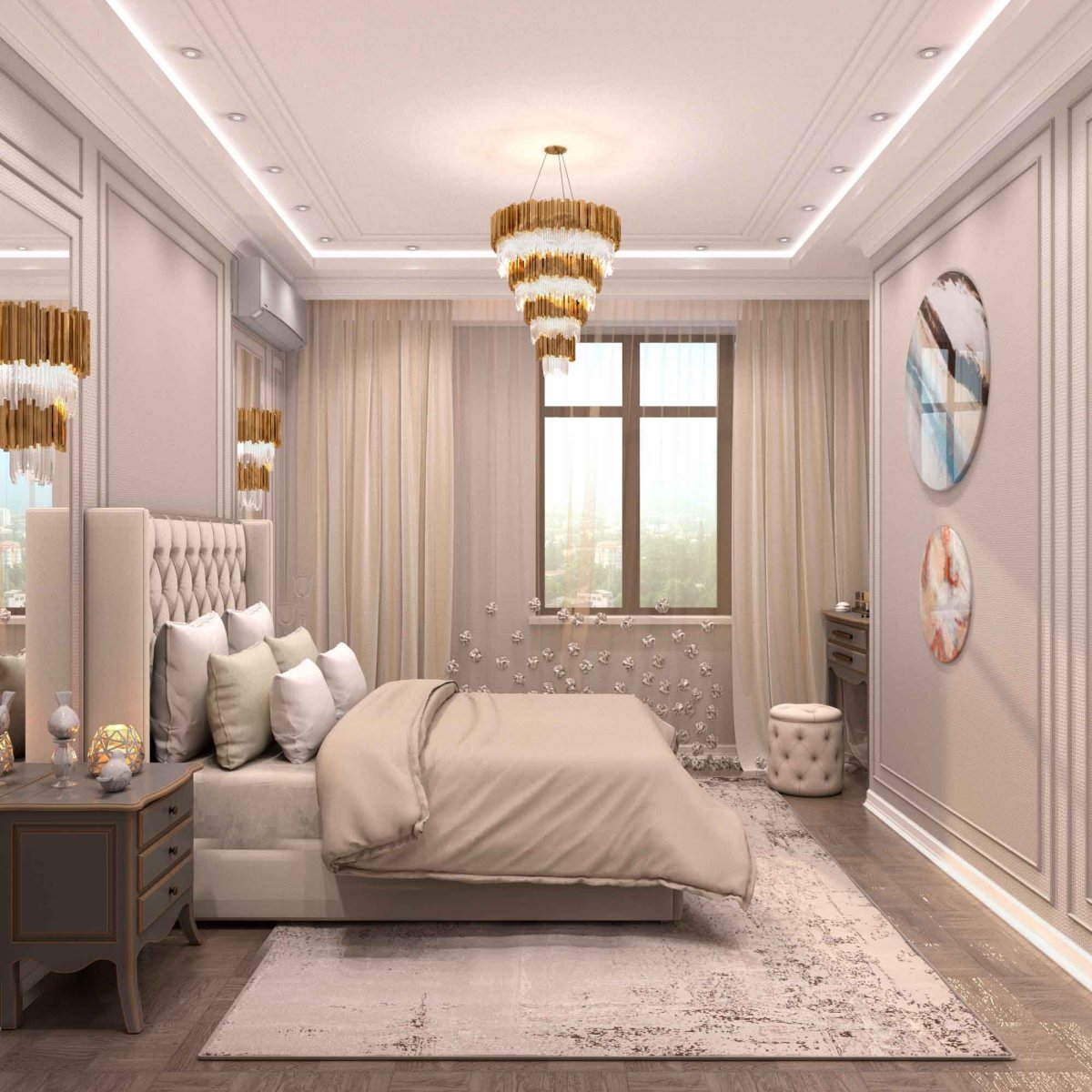 Комната в стиле Неоклассика