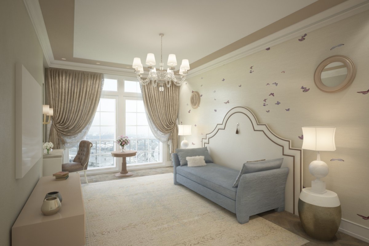 Лепнина в интерьере детской