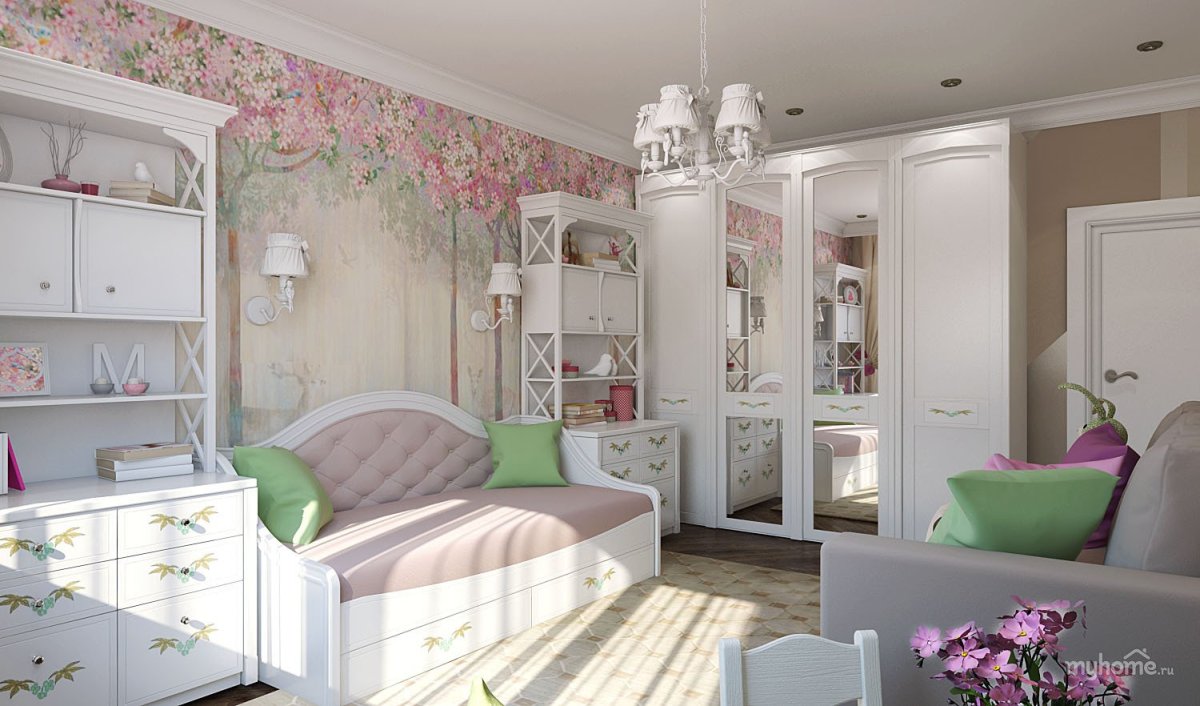 Детские комнаты в стиле Прованс