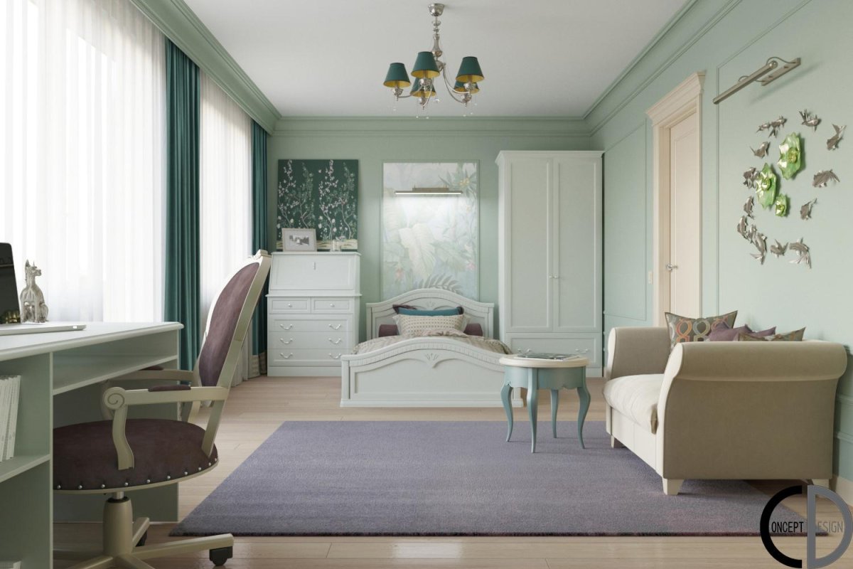 Комната Неоклассика