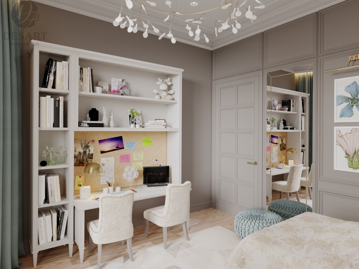 Детская комната в неоклассическом стиле