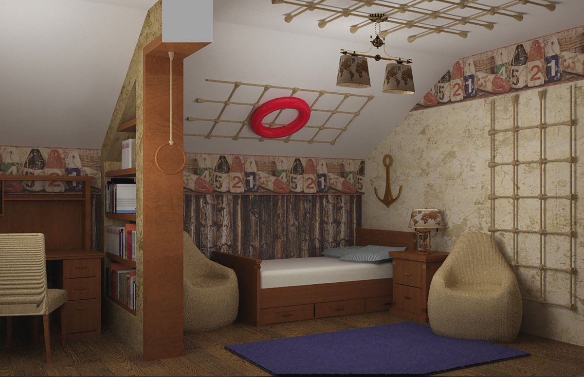 Детские Кантри с морским мотивом