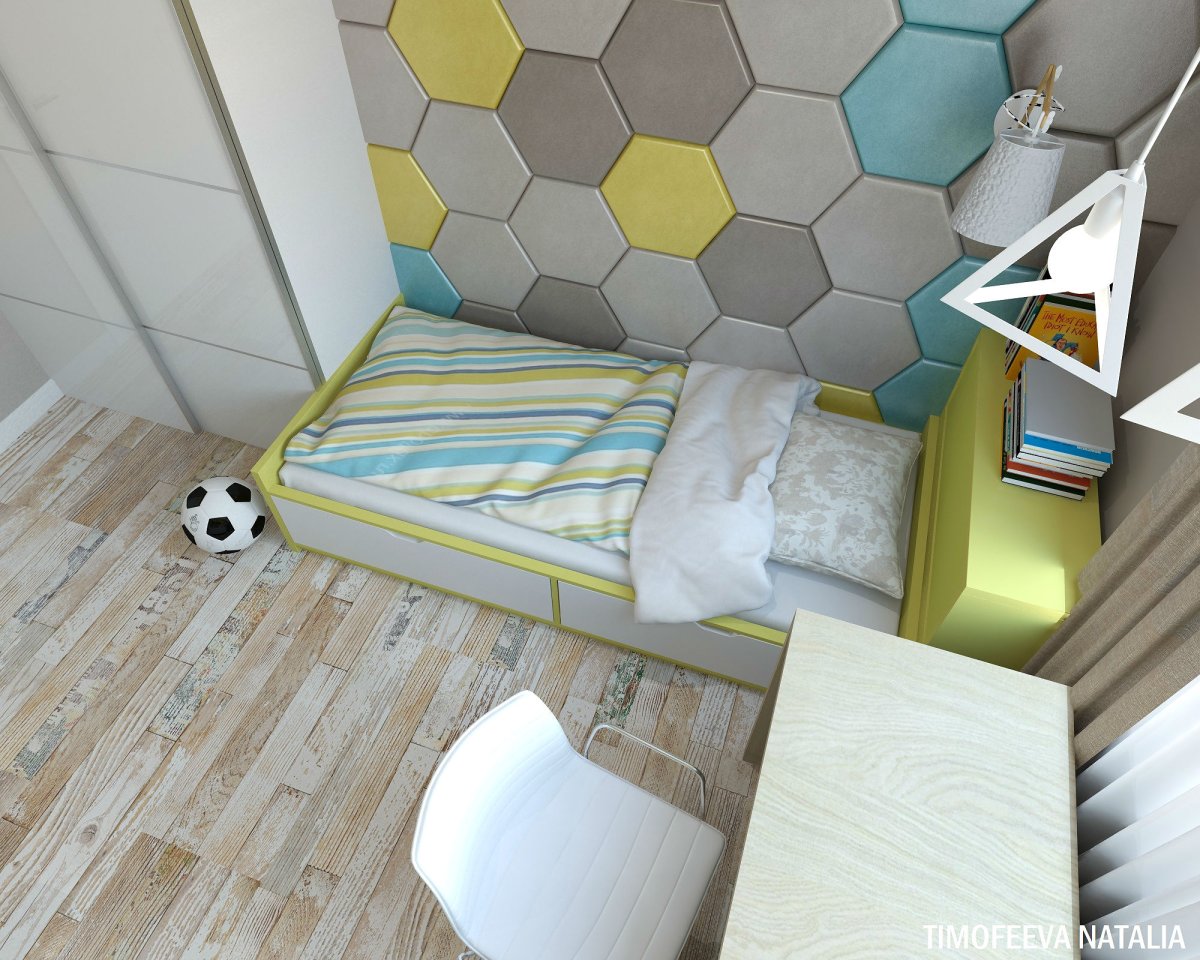 Мягкие стеновые панели для детской комнаты