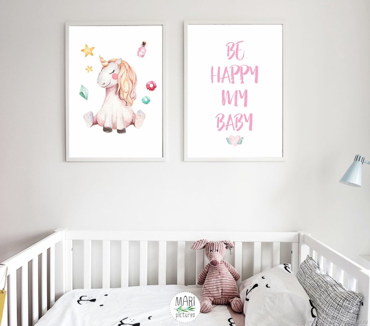 Роспись стен в детской Совы