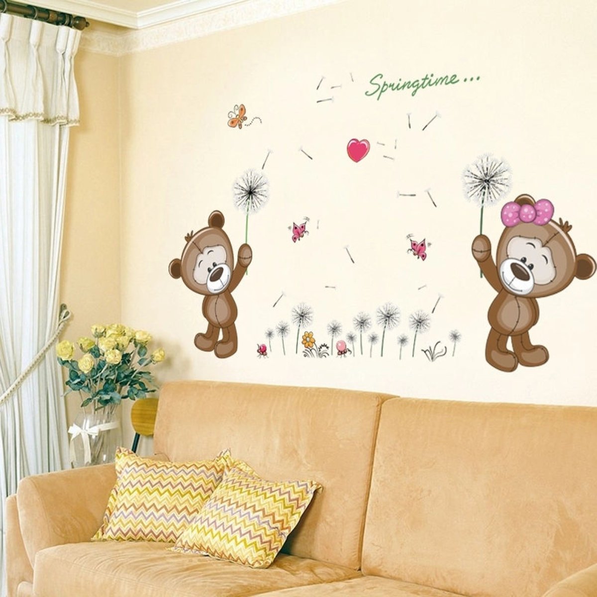 Декор для детской комнаты девочке