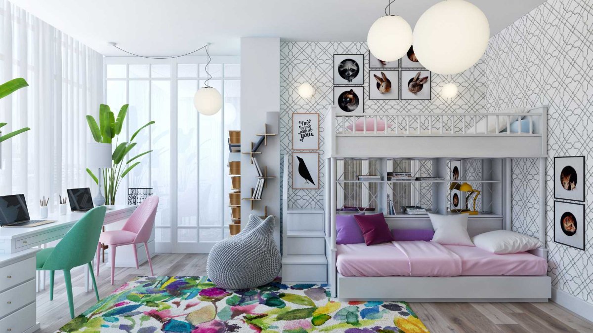Стильная детская комната