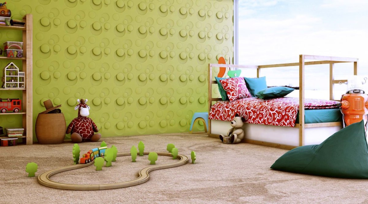 Стеновые панели в детскую комнату