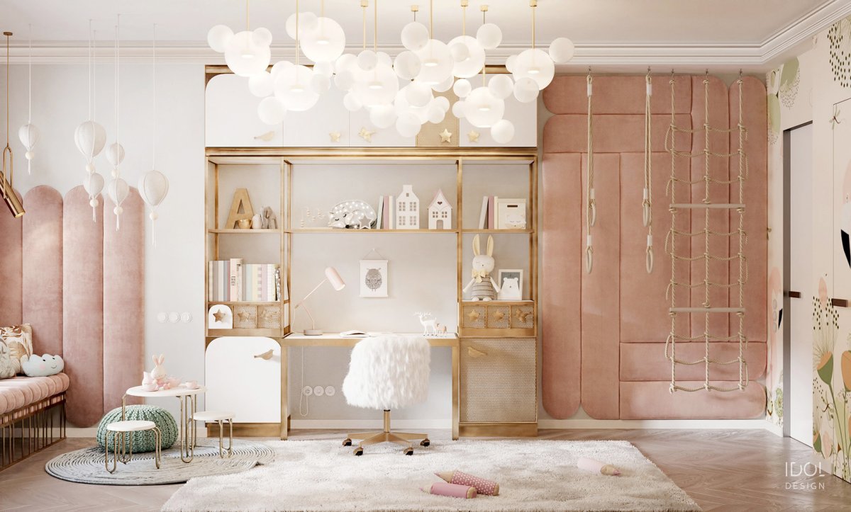 Интерьер детской для девочки