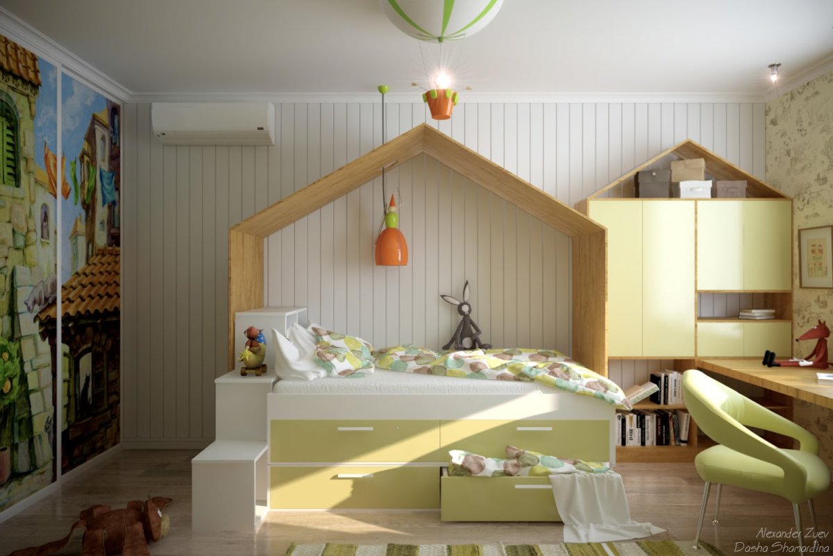 Необычные детские комнаты
