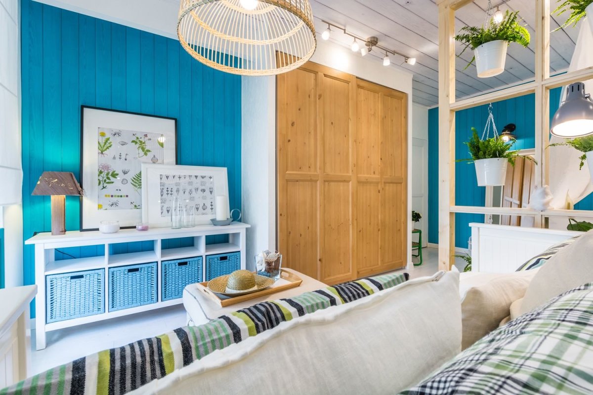 Вагонка в детской комнате