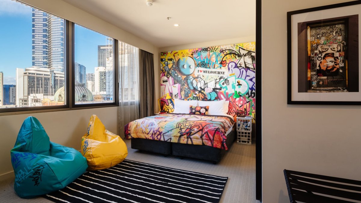 Поп-арт в интерьере детская