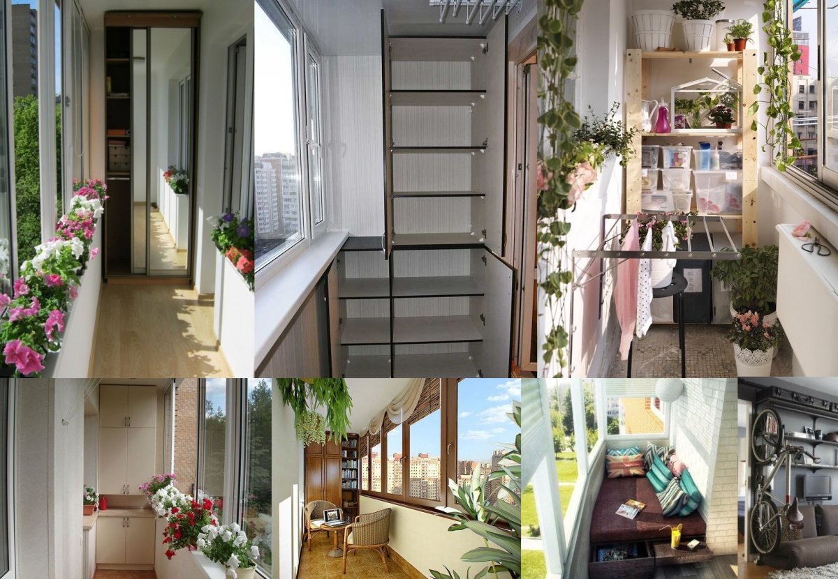 Интерьер балкона хрущевки