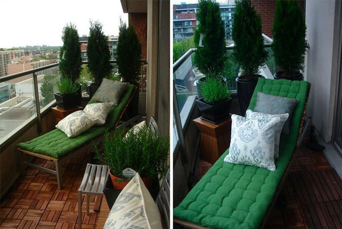 Цветы на застекленной лоджии