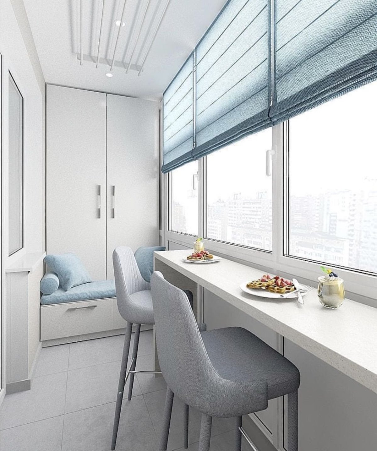 Шторы для балкона лоджии