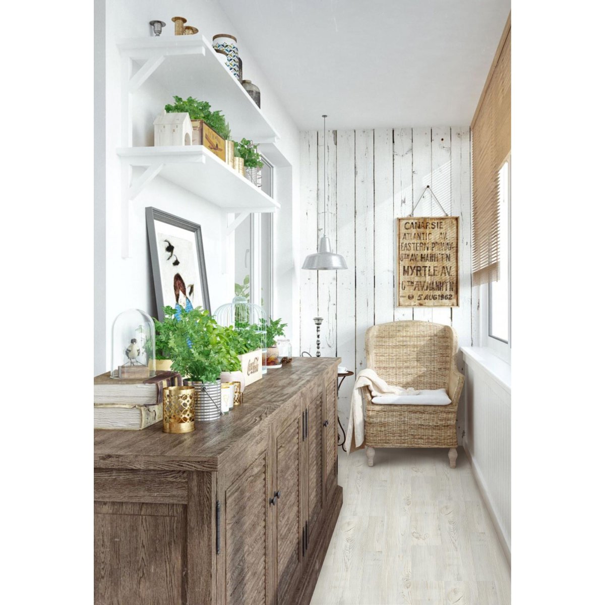 Узкий балкон