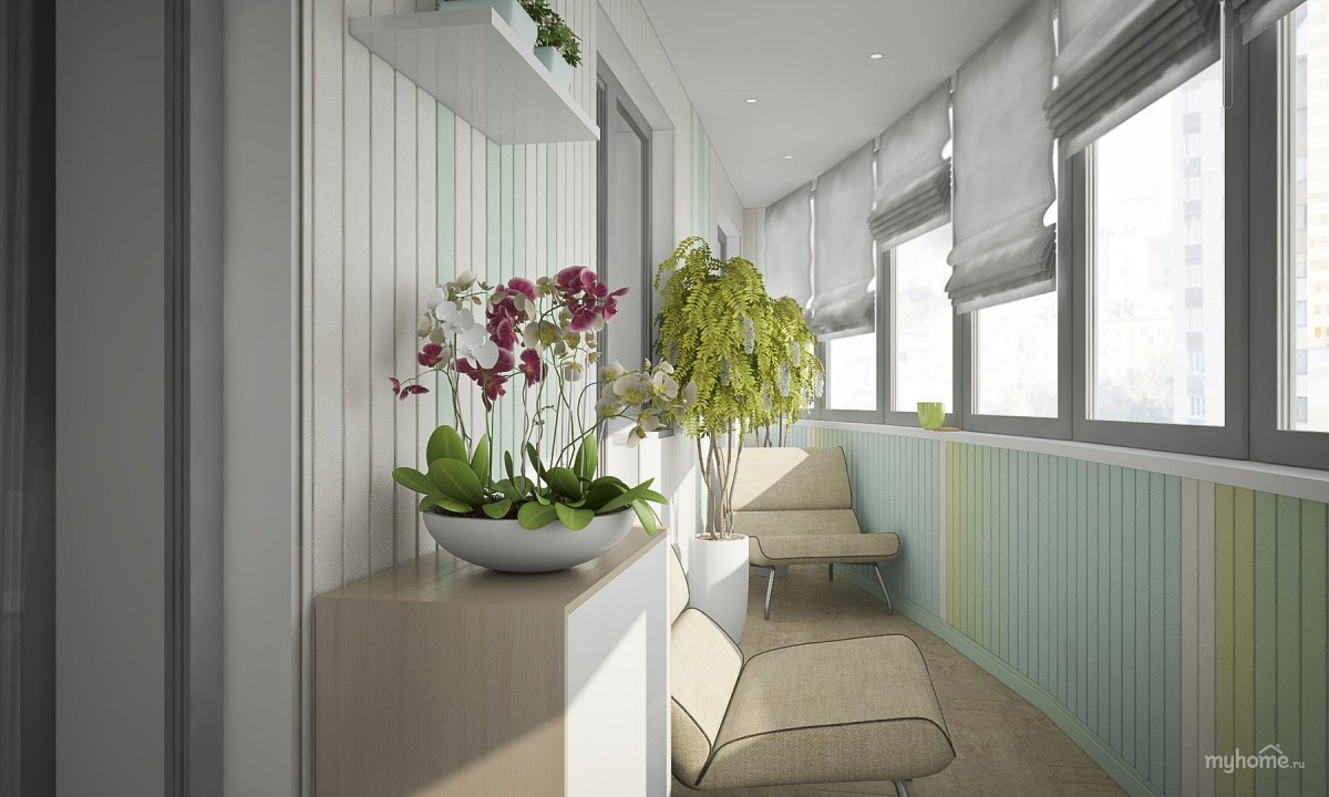 Балкон в этническом стиле