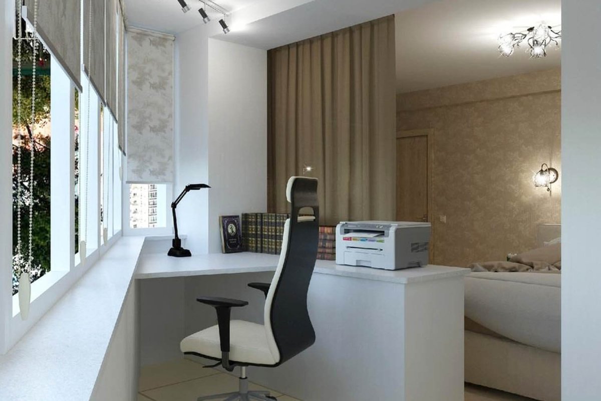 Объединение балкона с комнатой