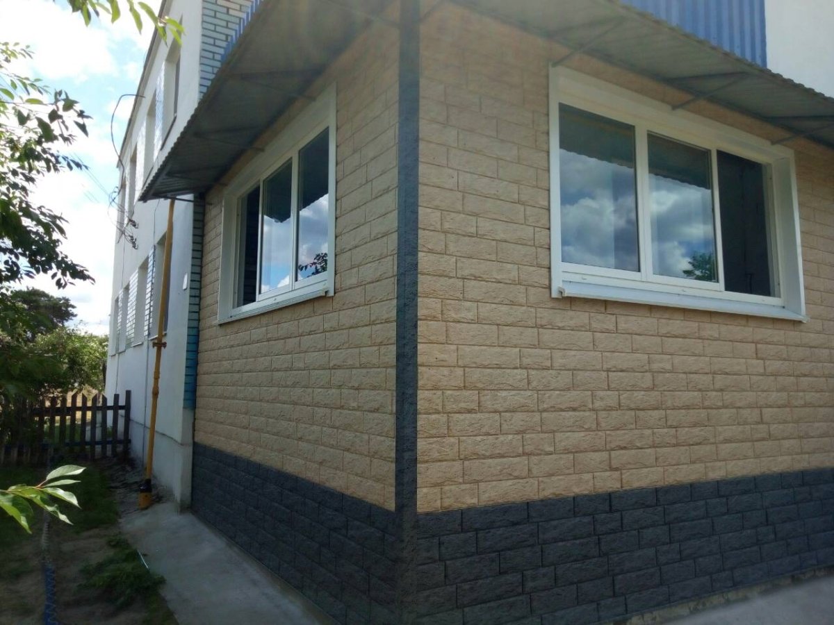 Фасадные панели Docke Stein Янтарный