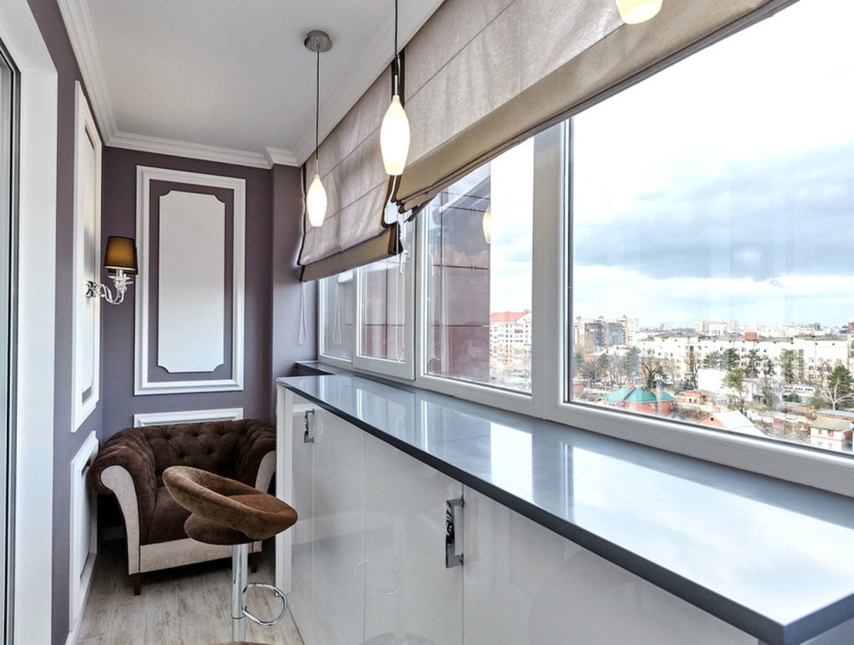 Красивый подоконник