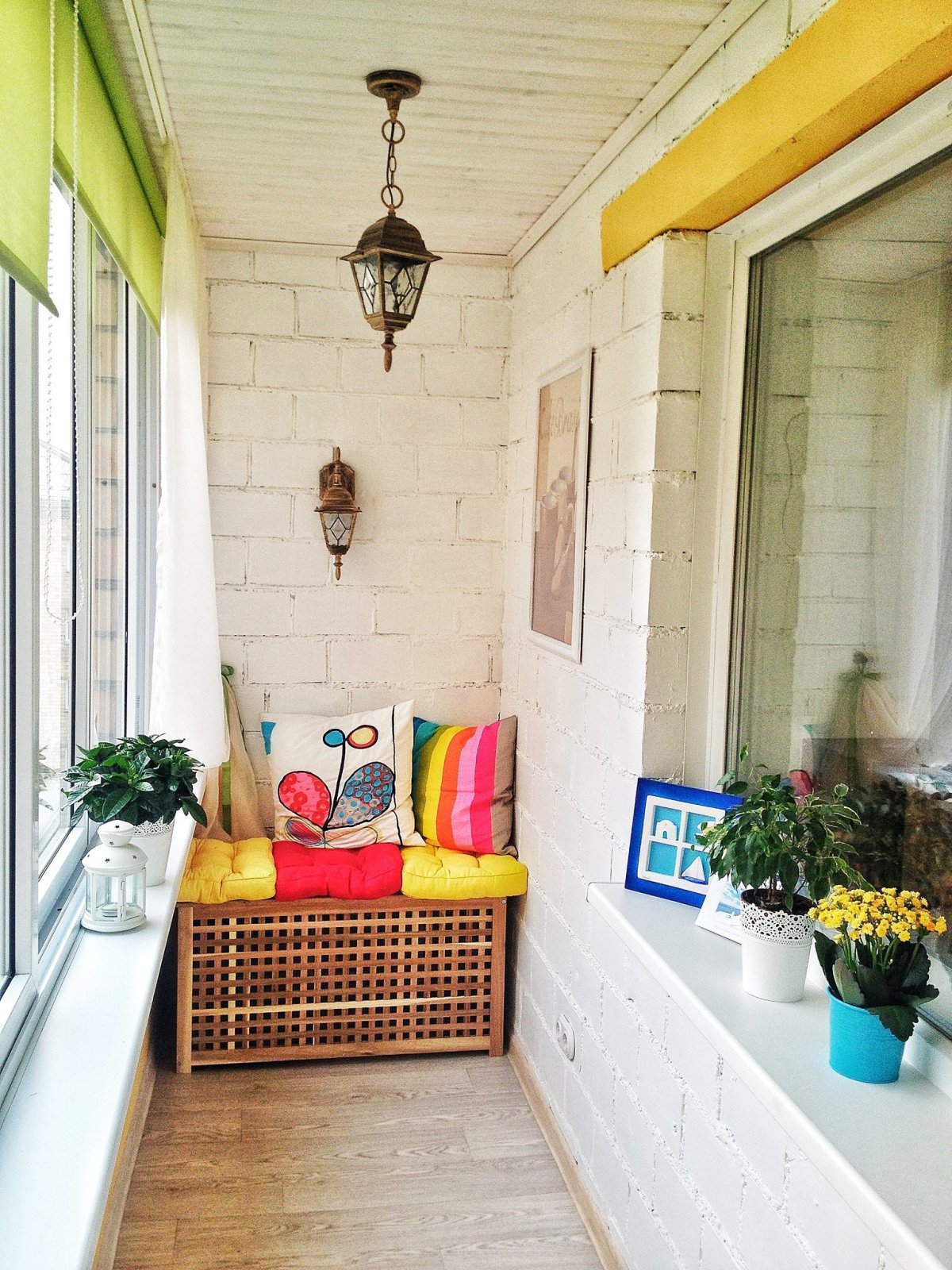 Благоустройство маленького балкона