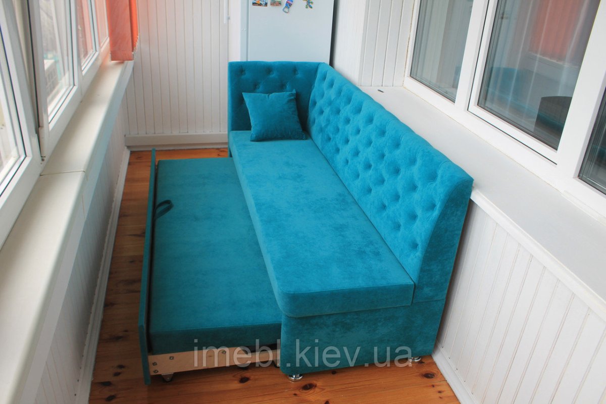 раздвижной узкий диван на балкон