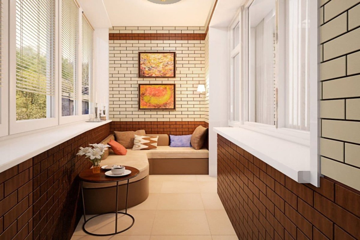 Мозаика на балконе