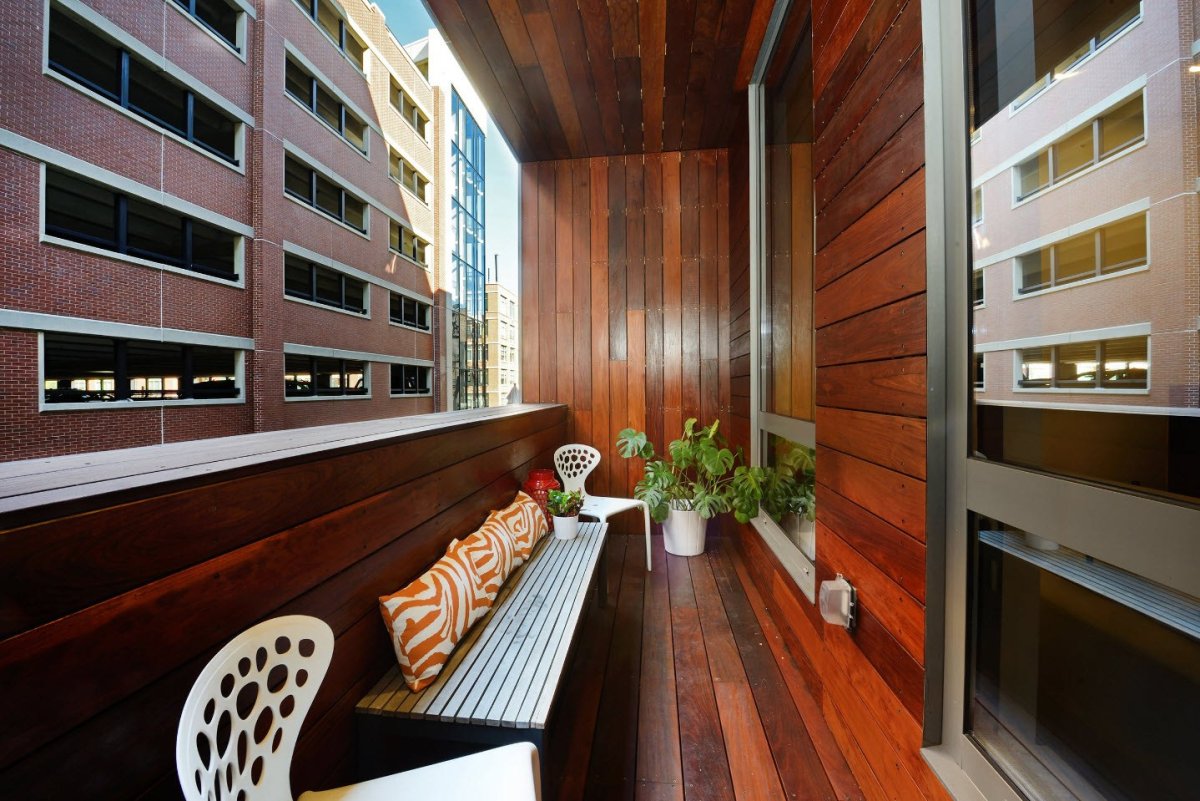 Террасная доска на балконе