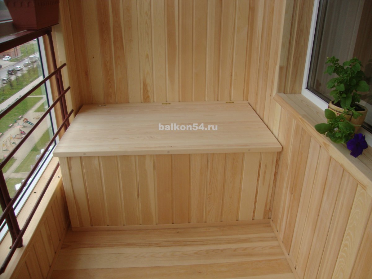 Балкон из термовагонки