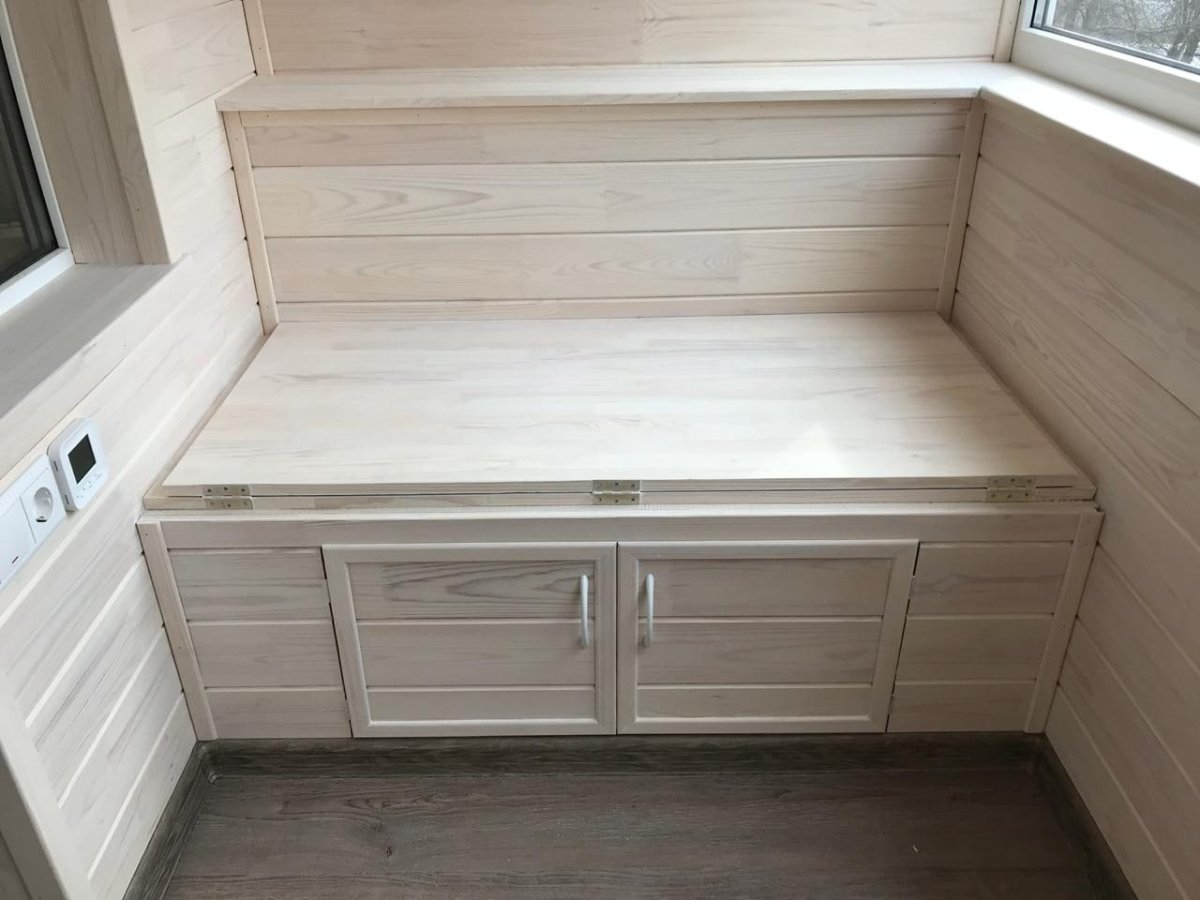 Диван короб для балкона