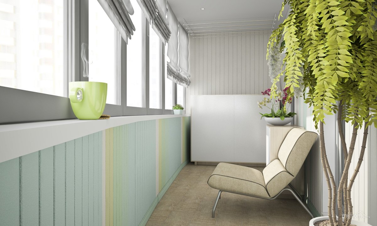 Спальня с присоединенным балконом