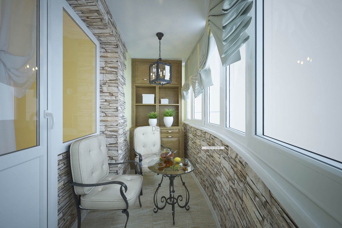 Лоджия в стиле Минимализм