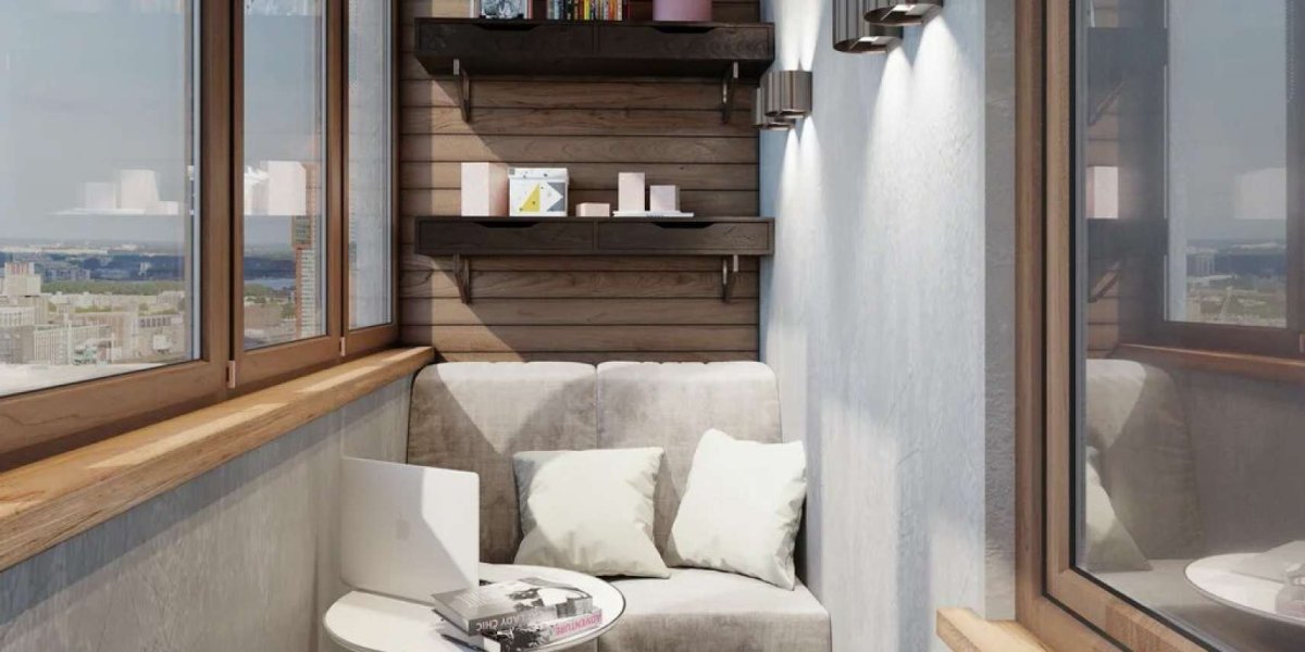 Интерьер балкона лоджии